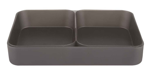 Conjunto Organizador Mor 3 Peças Preto Fume