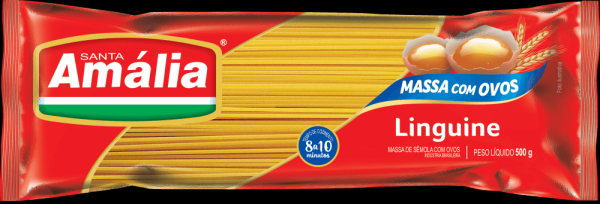 Encontraproduto.com.br - Massa com Ovos Santa Amália Linguine Pacote 500 g