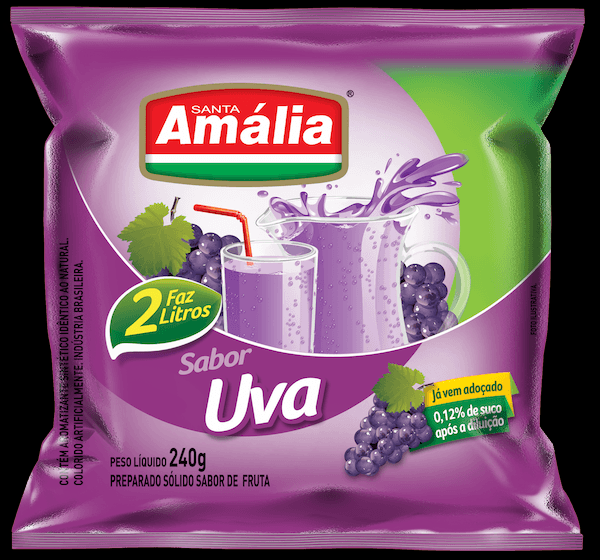 Encontraproduto.com.br - REFRESCO EM PO SANTA AMALIA UVA 240G
