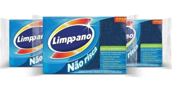 Esponja Limppano Não Risca Antiaderente