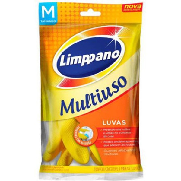 Luva Limppano Multiuso Forro M c/ 1 Par