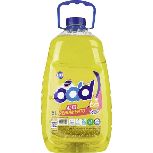 Detergente Neutro 5L Odd - Limppano Detergente 5l Neutro Odd