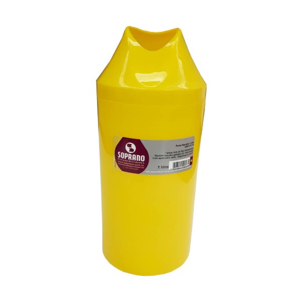 Encontraproduto.com.br - Porta Garrafa Soprano 1litro Amarelo