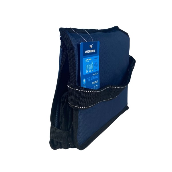 Encontraproduto.com.br - Bolsa Térmica com Alça 12 L Azul Tropical - Soprano