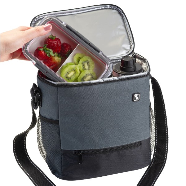 Encontraproduto.com.br - Bolsa Térmica com Alça 7,5 L Cinza Tropical - Soprano