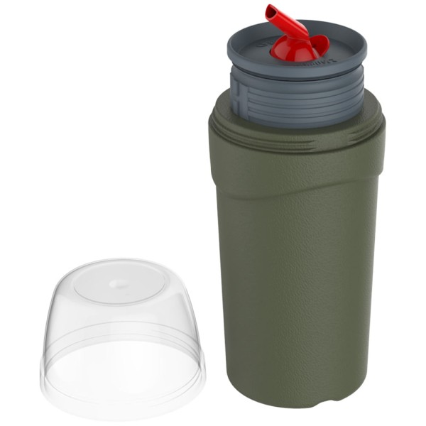 Encontraproduto.com.br - Garrafa Isotérmica c/ Bico 300 ml Verde Mate Yuma - Soprano