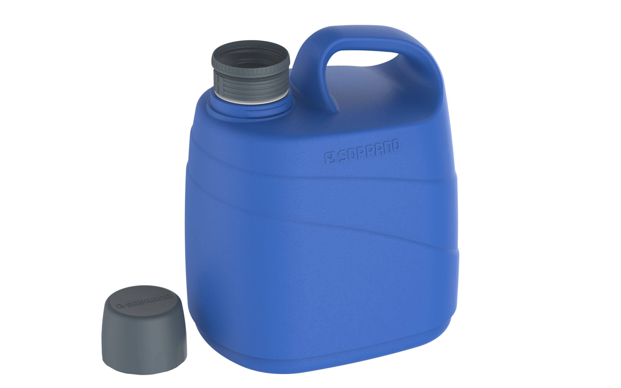 Encontraproduto.com.br - Botijão Isotérmico 5 L Azul Oásis - Soprano