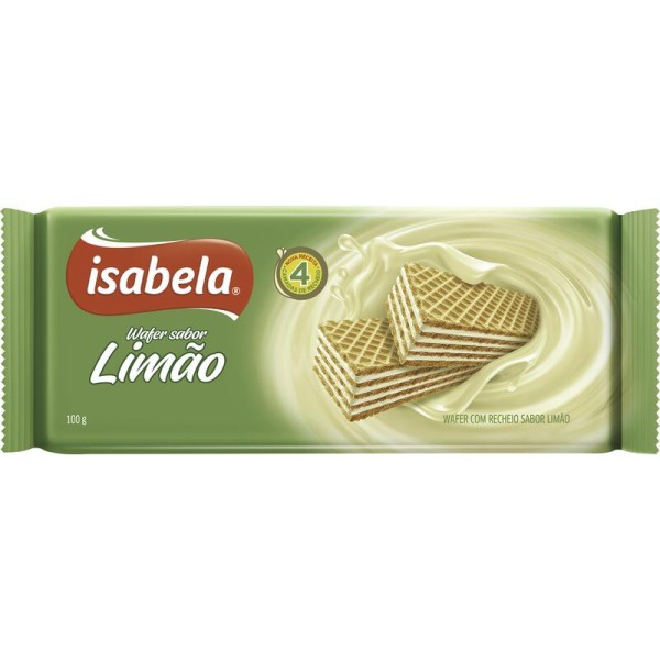 Encontraproduto.com.br - Wafer Isabela Sabor Limão 100g