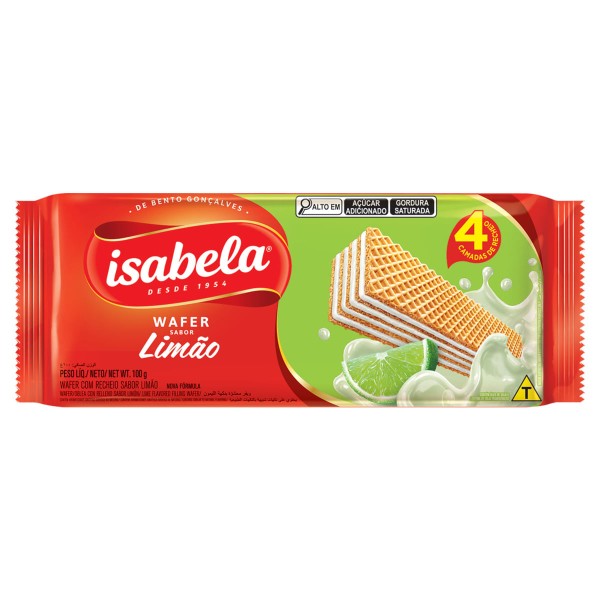 Encontraproduto.com.br - Wafer Isabela Sabor Limão 100g