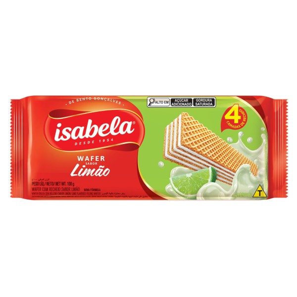 Encontraproduto.com.br - Wafer Isabela Sabor Limão 100g