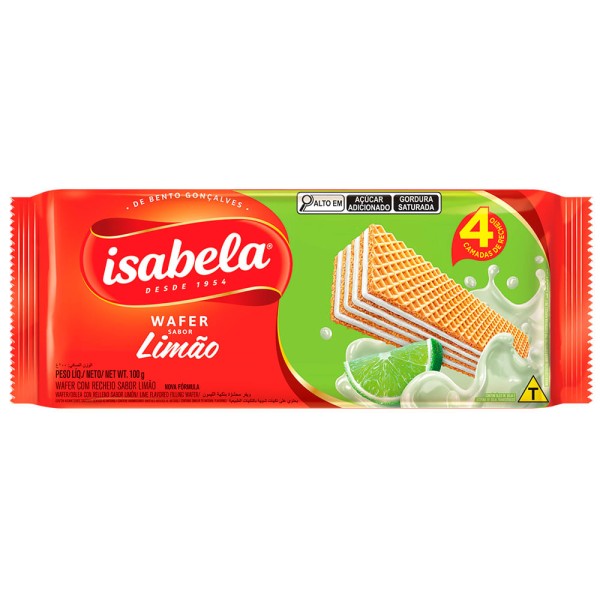 Encontraproduto.com.br - Wafer Isabela Sabor Limão 100g
