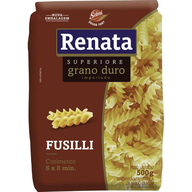 Encontraproduto.com.br - Macarrão Grano Duro Renata Fusilli Pacote com 500g