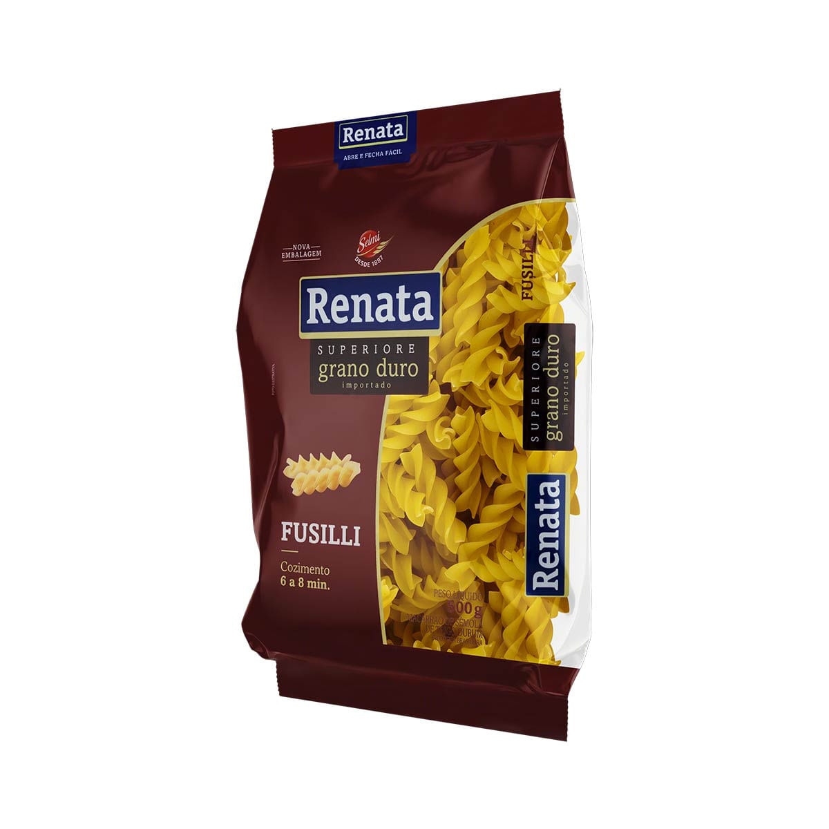 Encontraproduto.com.br - Macarrão Grano Duro Renata Fusilli Pacote com 500g