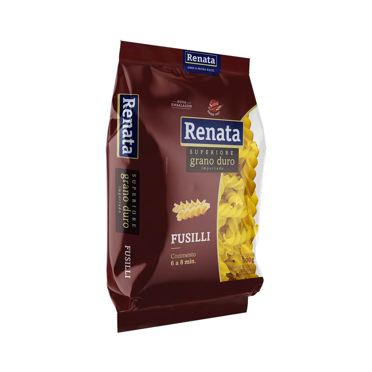 Encontraproduto.com.br - Macarrão Grano Duro Renata Fusilli Pacote com 500g