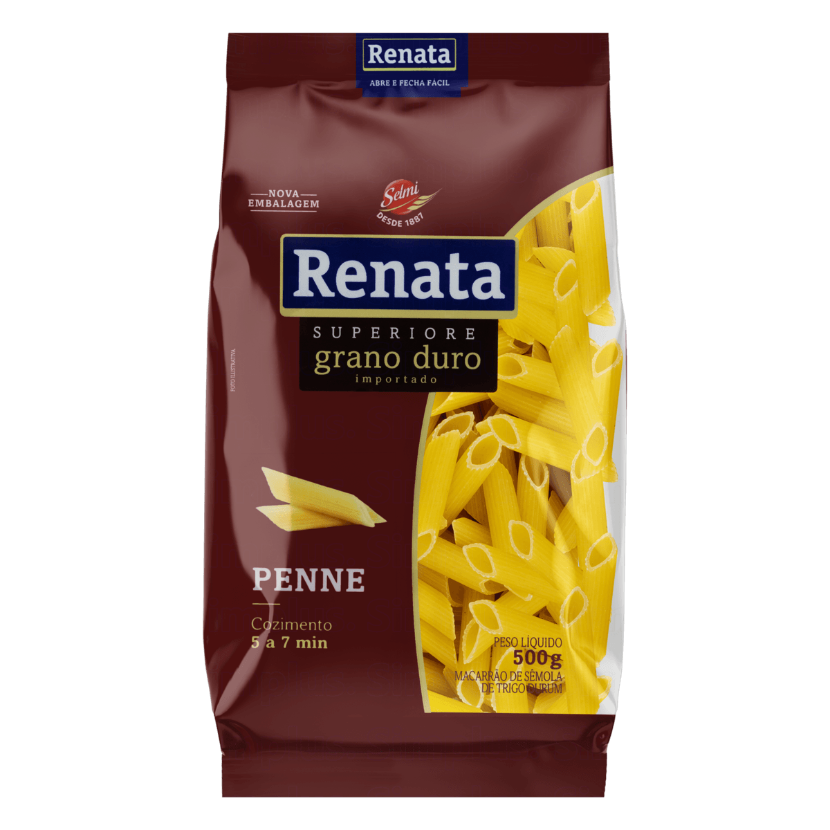 Encontraproduto.com.br - Macarrão Grano Duro Renata Penne Pacote com 500g