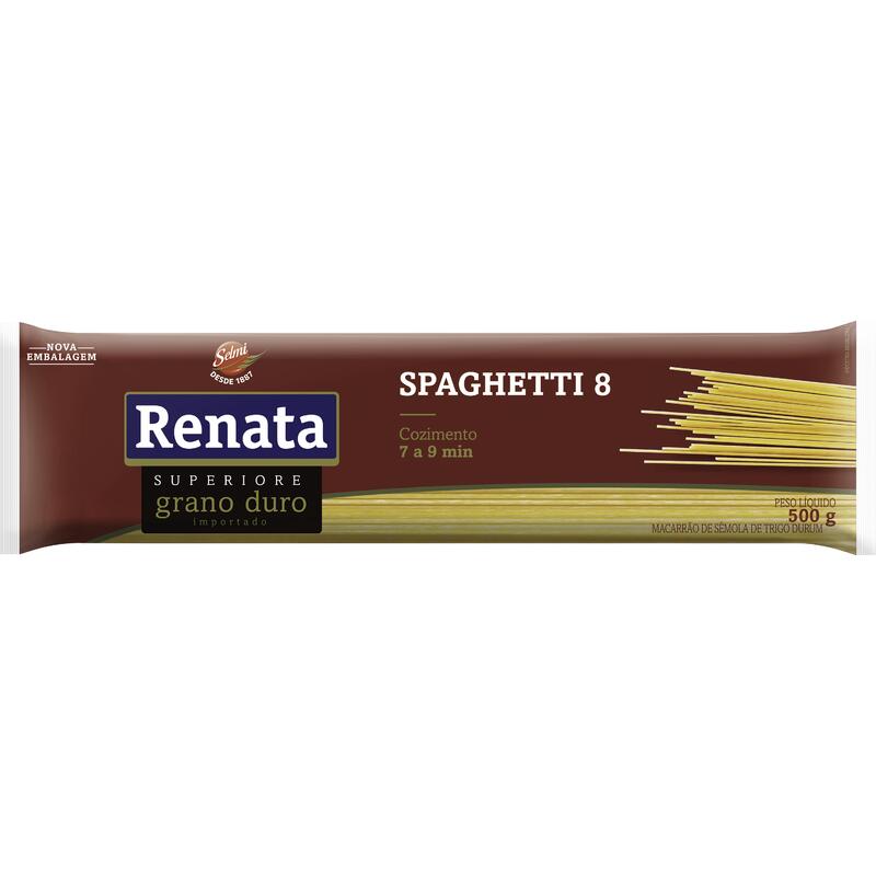 Encontraproduto.com.br - Macarrão Grano Duro Renata Spaghetti Pacote com 500g