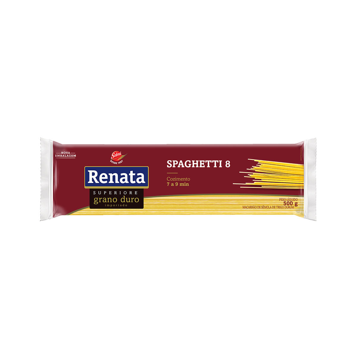 Encontraproduto.com.br - Macarrão Grano Duro Renata Spaghetti Pacote com 500g