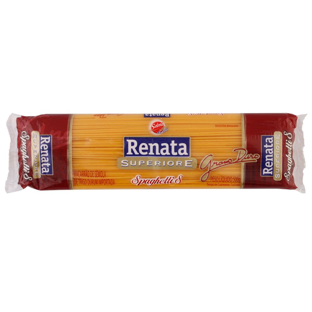Encontraproduto.com.br - Macarrão Grano Duro Renata Spaghetti Pacote com 500g