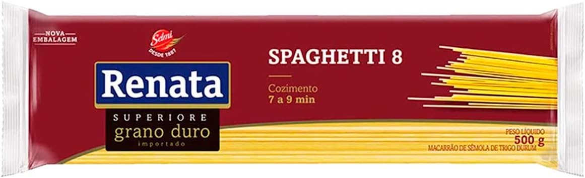 Encontraproduto.com.br - Macarrão Grano Duro Renata Spaghetti Pacote com 500g