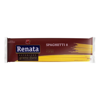 Encontraproduto.com.br - Macarrão Grano Duro Renata Spaghetti Pacote com 500g