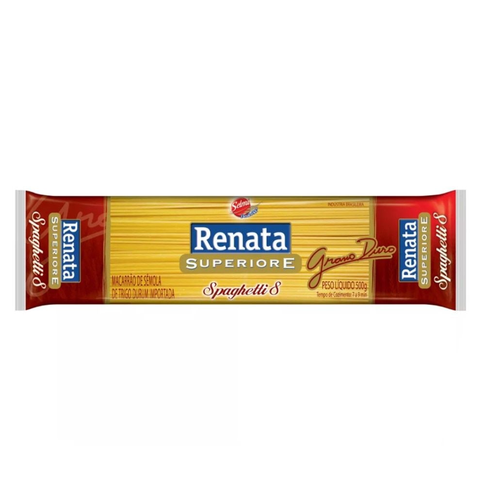 Encontraproduto.com.br - Macarrão Grano Duro Renata Spaghetti Pacote com 500g