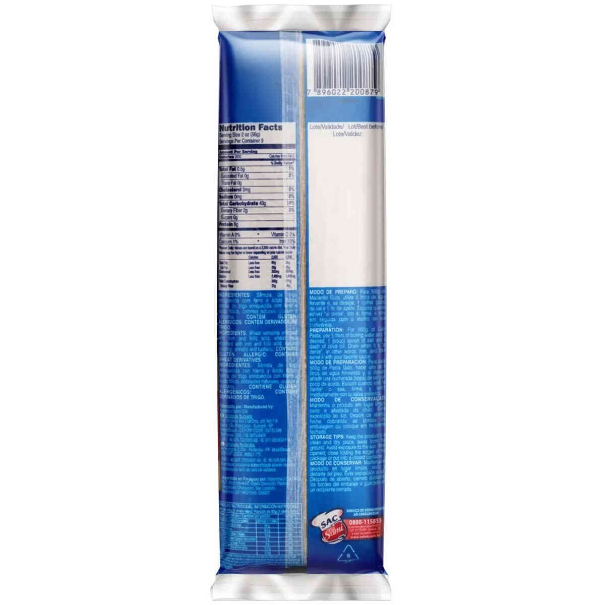 Encontraproduto.com.br - MACARRÃO ESPAGUETE 8 SEMOLADO GALO 500G