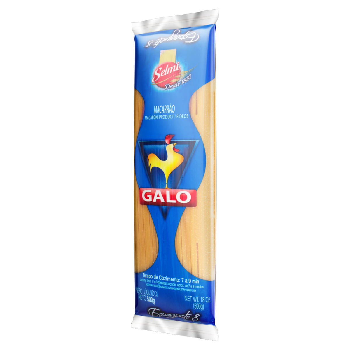 Encontraproduto.com.br - MACARRÃO ESPAGUETE 8 SEMOLADO GALO 500G