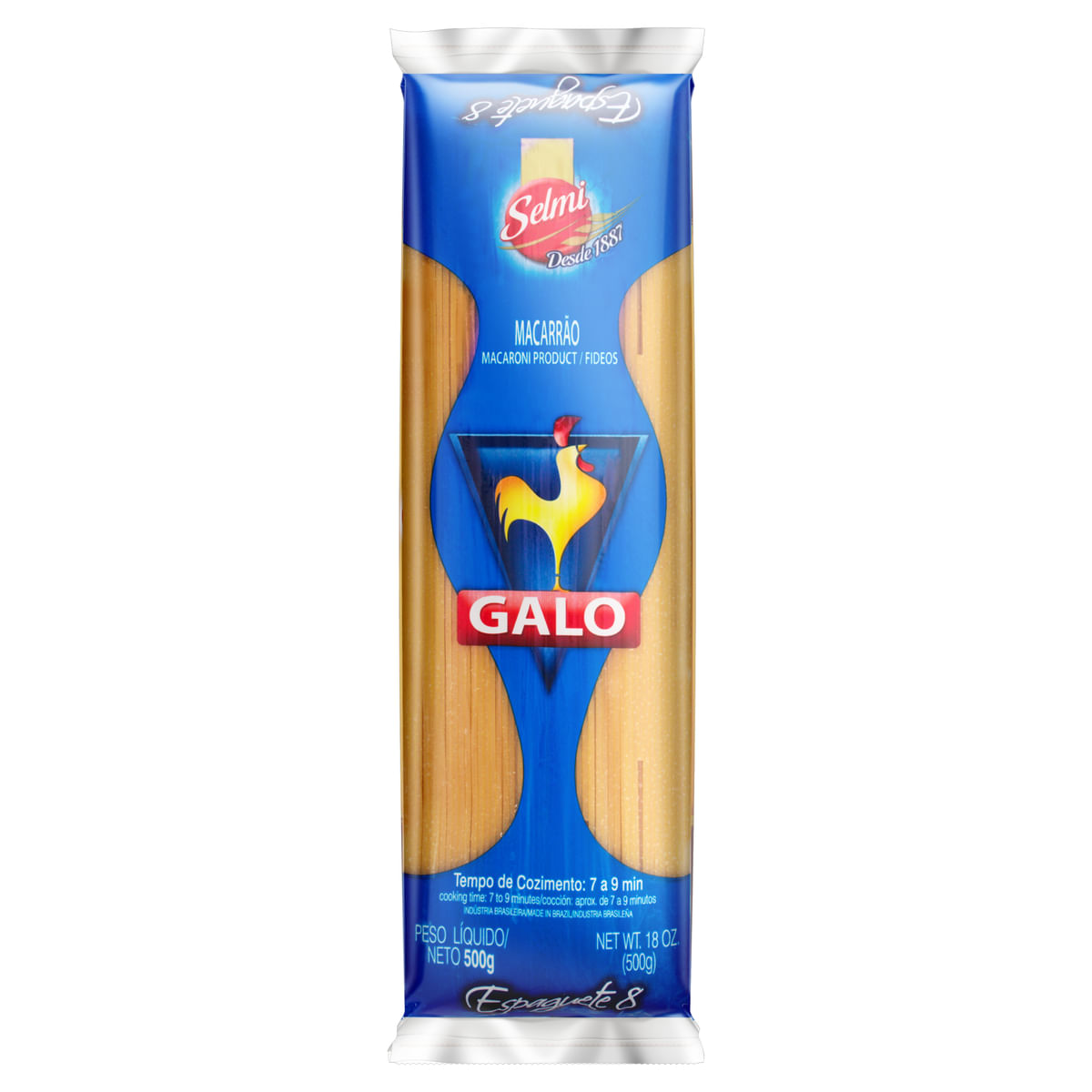 Encontraproduto.com.br - MACARRÃO ESPAGUETE 8 SEMOLADO GALO 500G
