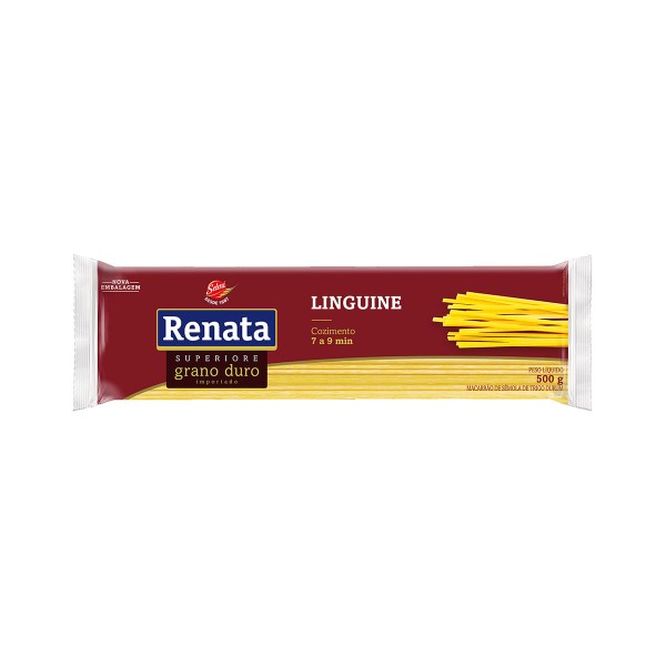 Encontraproduto.com.br - Macarrão Linguine Grano Duro Superiore Renata 500g