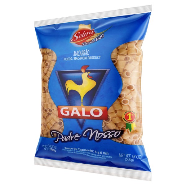Macarrão Sêmola Parafuso Galo 500g