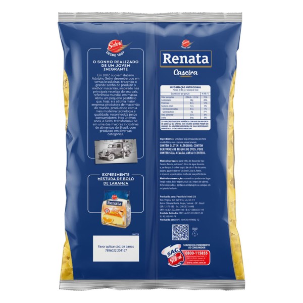 Encontraproduto.com.br - Mac.Renata 500g Gravata Caseiro