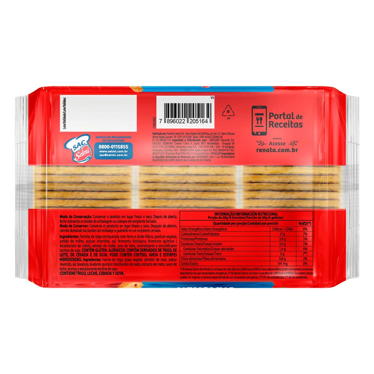 Encontraproduto.com.br - Biscoito Cream Cracker Renata 360g