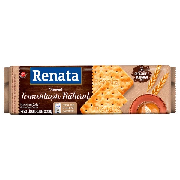 Encontraproduto.com.br - Biscoito Renata Cracker Fermentação Natural 200g