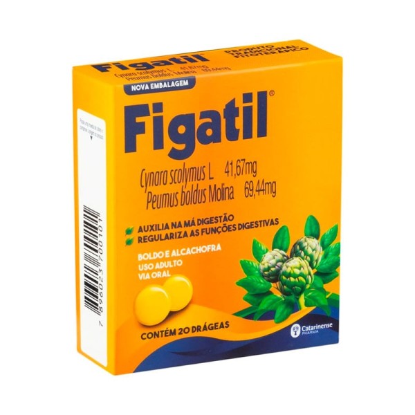Encontraproduto.com.br - Figatil 20 Drágeas