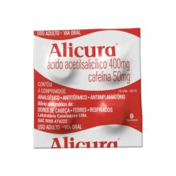 Alicura Adulto Com 4 Comprimidos