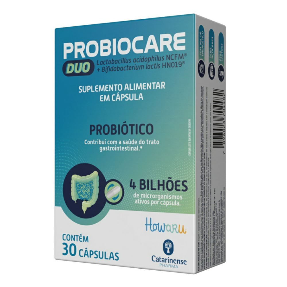 Encontraproduto.com.br - Probiótico Probiocare Duo 30 Cápsulas