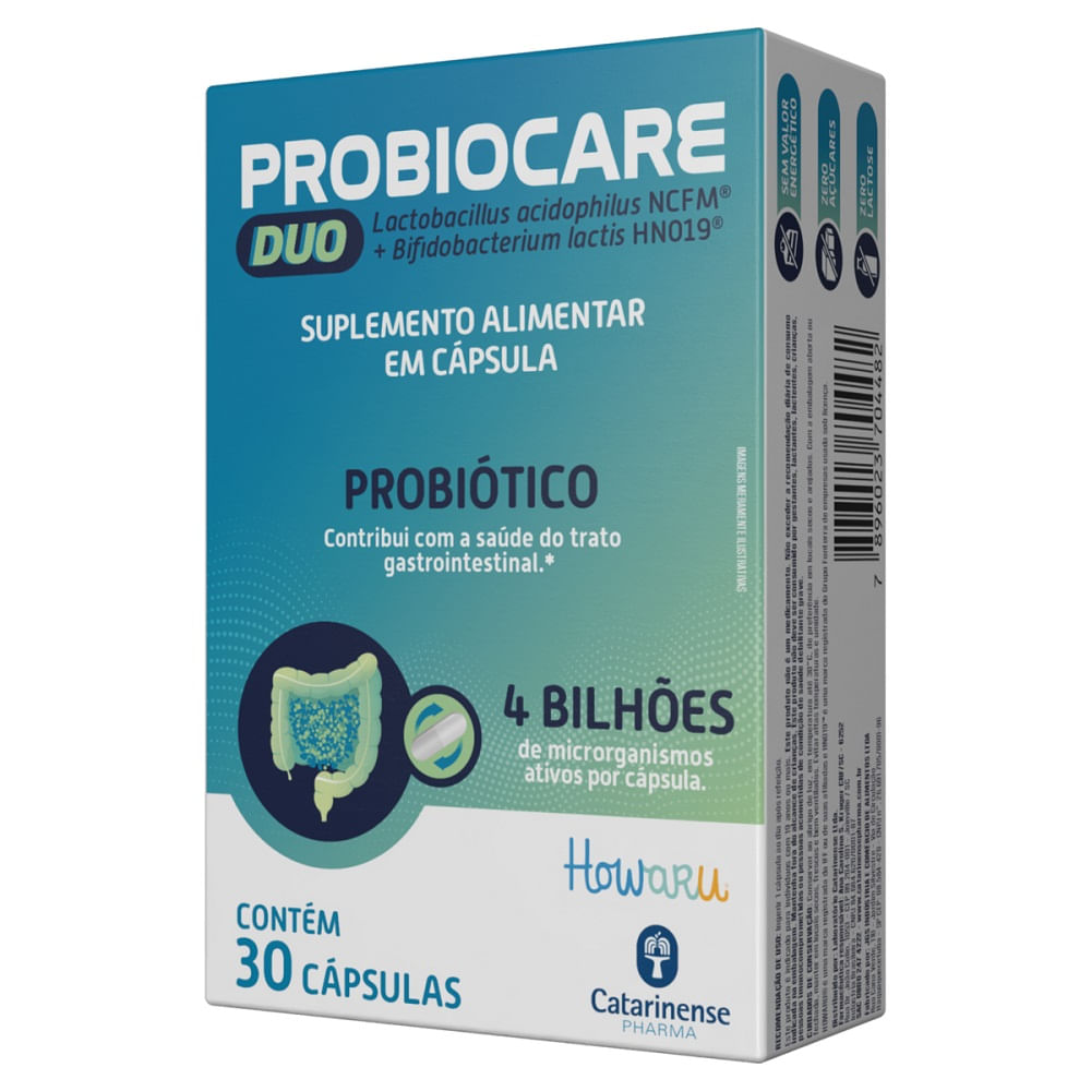 Probiótico Probiocare Duo 30 Cápsulas