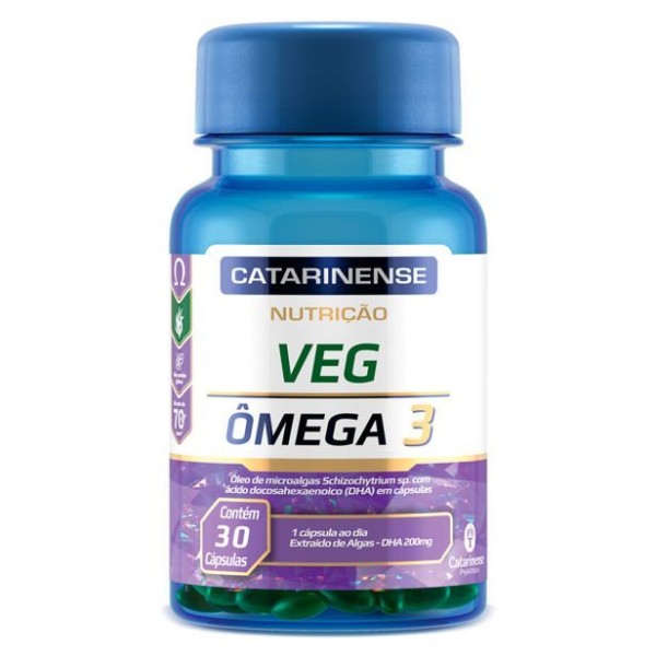 Encontraproduto.com.br - Omega 3 Vg Com 30 Cápsulas 200mg Catarinense