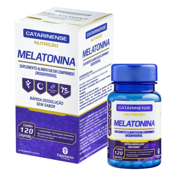 Encontraproduto.com.br - Melatonina com 120 Comprimidos Catarinense