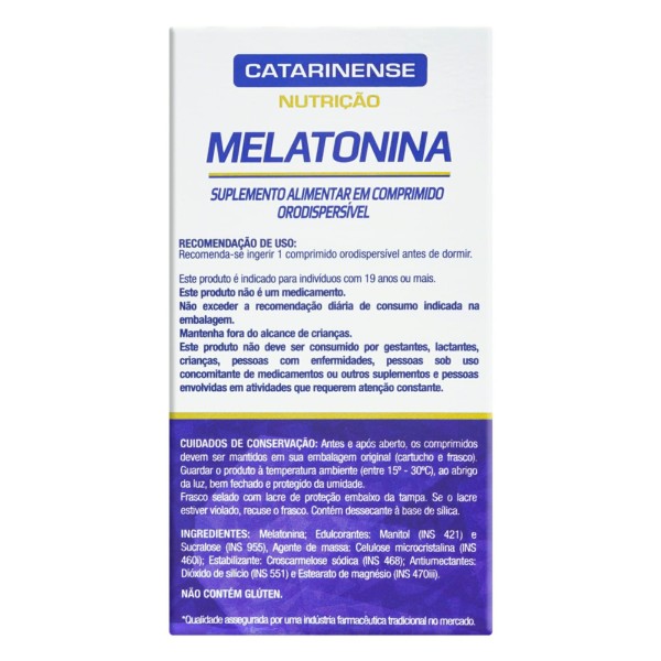 Encontraproduto.com.br - Melatonina com 120 Comprimidos Catarinense