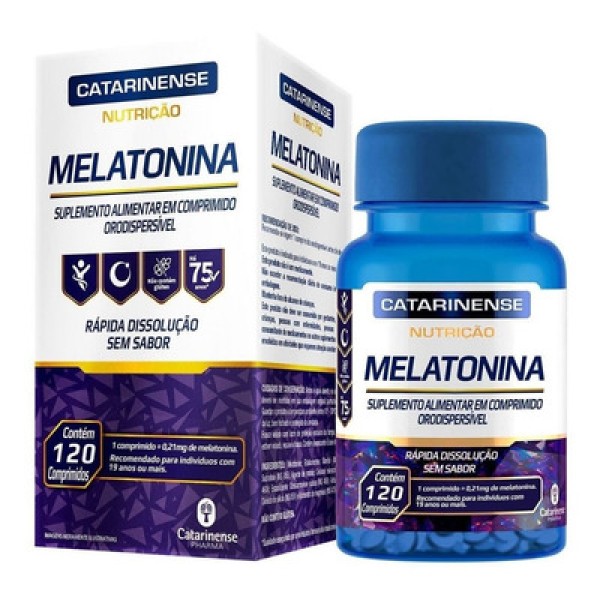 Encontraproduto.com.br - Melatonina com 120 Comprimidos Catarinense