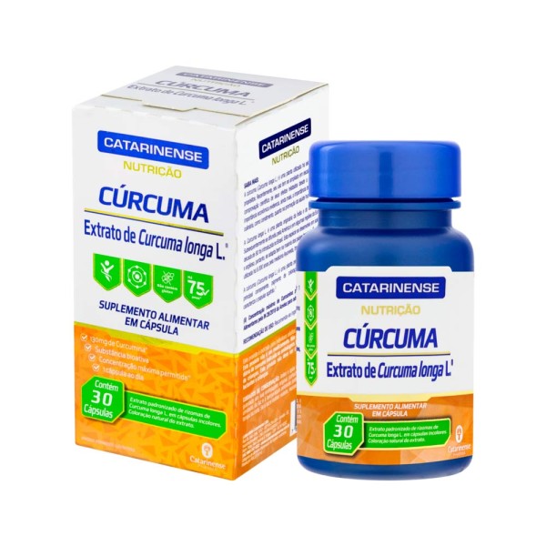 Encontraproduto.com.br - Curcuma Catarinense Com 30 Capsulas