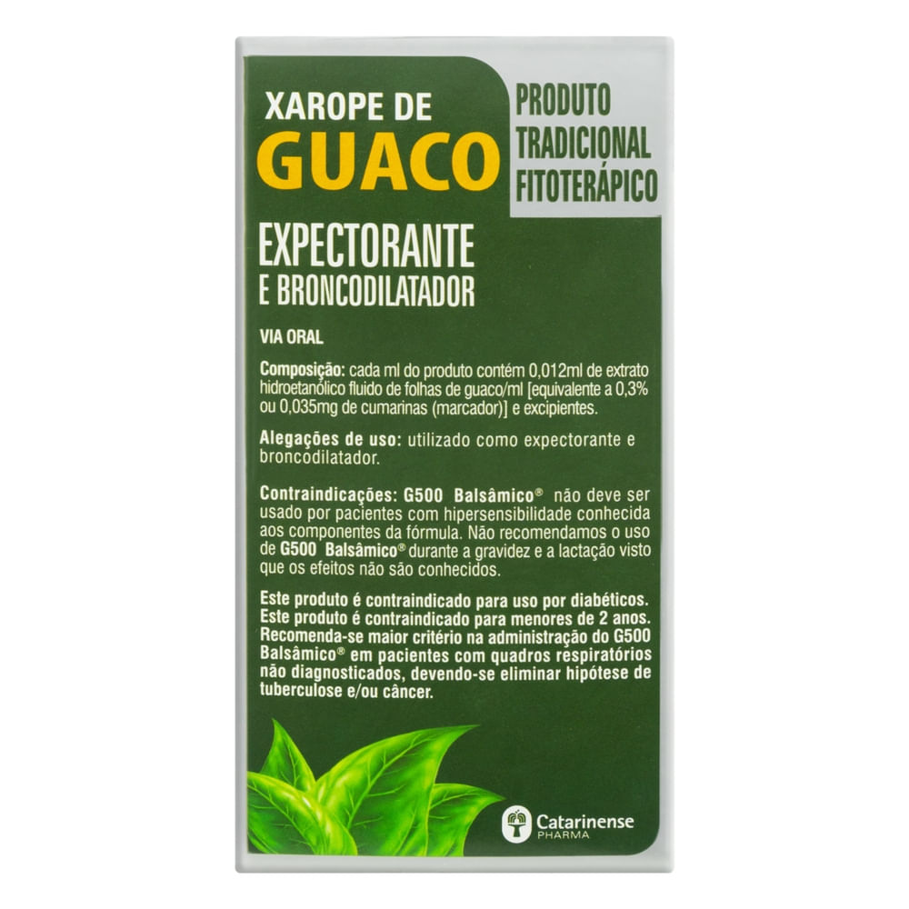Encontraproduto.com.br - Xarope De Guaco G500 Balsamico 150ml