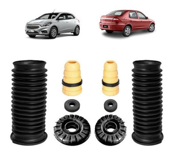Encontraproduto.com.br - Kit Coxim Amortecedor Dianteiro Onix Prisma 2013 2014 2019