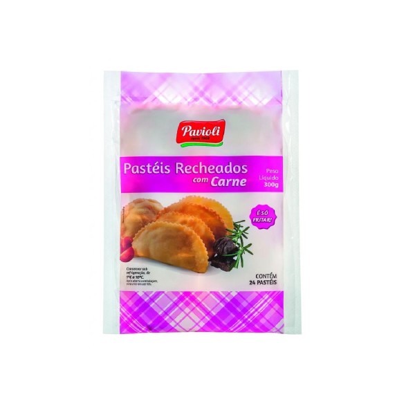 Encontraproduto.com.br - Pastéis Recheados de Carne Pavioli 300 g