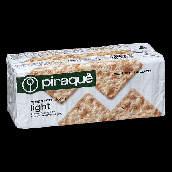 Biscoito Piraquê Cream Crackers Light 200g