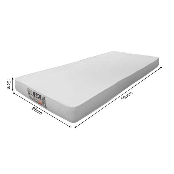 Encontraproduto.com.br - Cama Montessoriana Infantil Sara Solteiro Com Led E Colchão Divaloto - Branco/Amêndoa - Cor: Branco