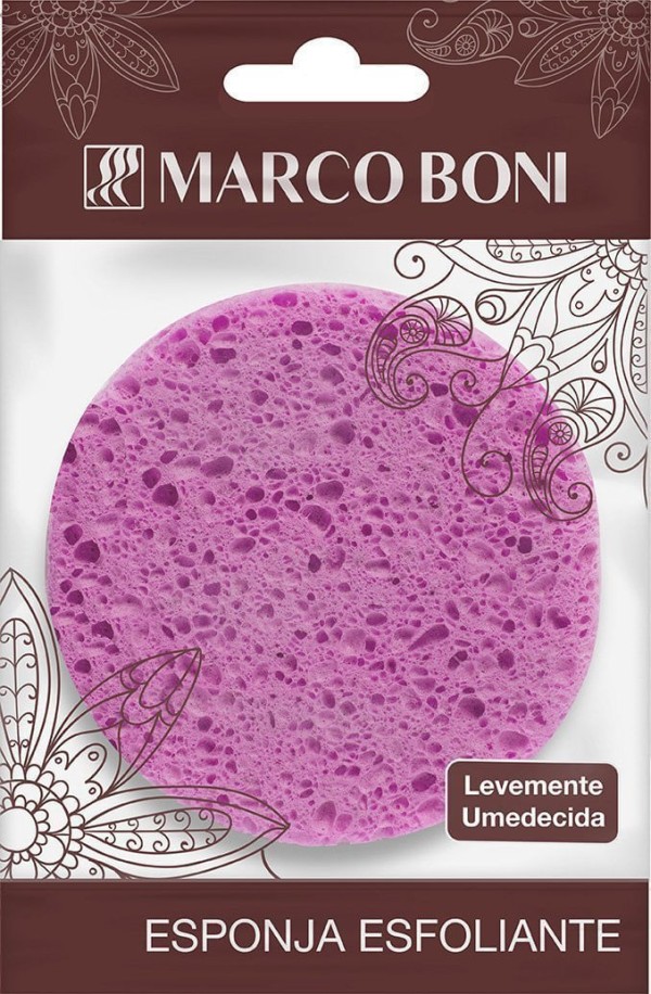 Encontraproduto.com.br - Esponja Facial Esfoliante Ref. 8429 Cores Sortidas - Marco Boni