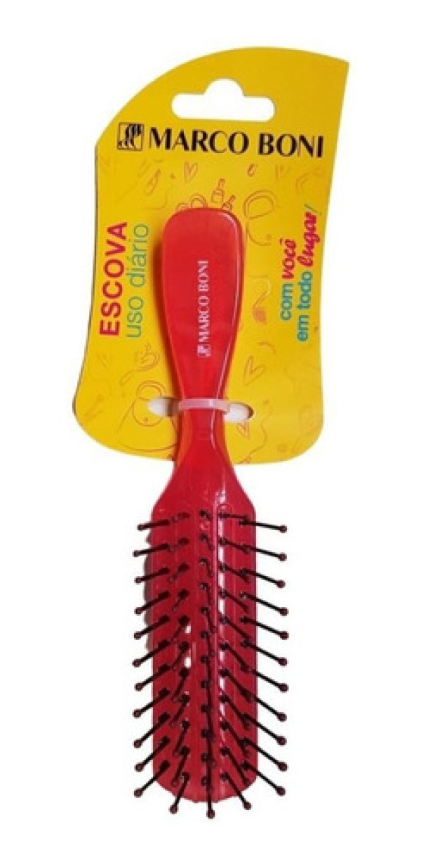 Encontraproduto.com.br - Escova de Cabelo Marco Boni Corpo Retangular P 8080