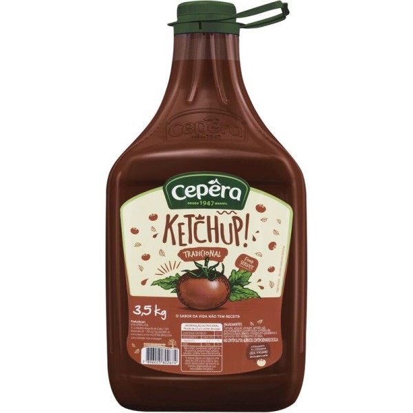 Ketchup Cepêra Bombona com 3,5kg